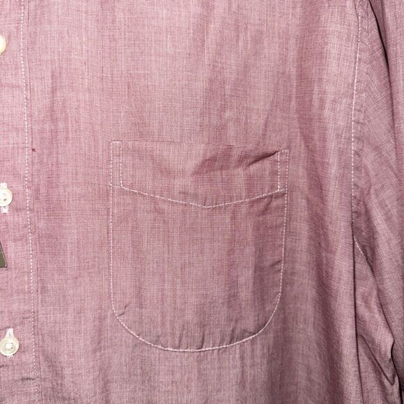 J Crew size LT Secret Wash Cotton Poplin Shirt Button Up Classic Men’s New - Picture 2 of 12